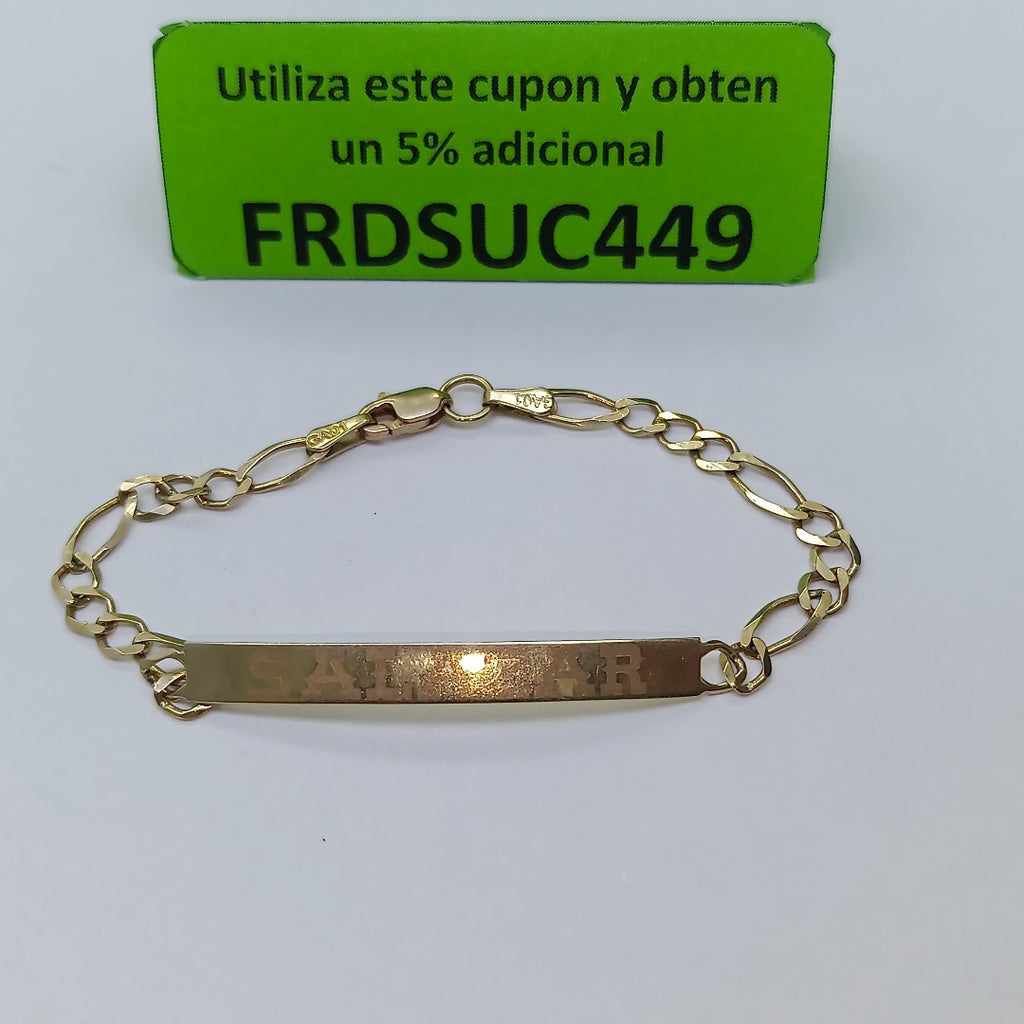 ESCLAVA ORO 10 K 2.8 GRMS (SEMINUEVO)