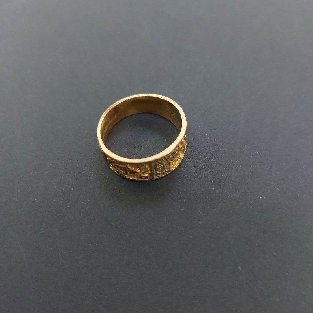 ANILLO DE GRADUACIÓN ORO 10 K 4.3 GRMS (SEMINUEVO)