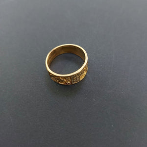ANILLO DE GRADUACIÓN ORO 10 K 4.3 GRMS (SEMINUEVO)