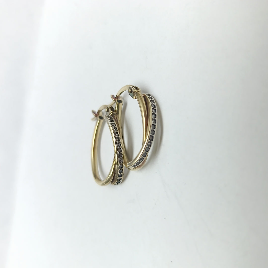 ARRACADAS PAR ORO 10 K 1,40 GRMS (SEMINUEVO)