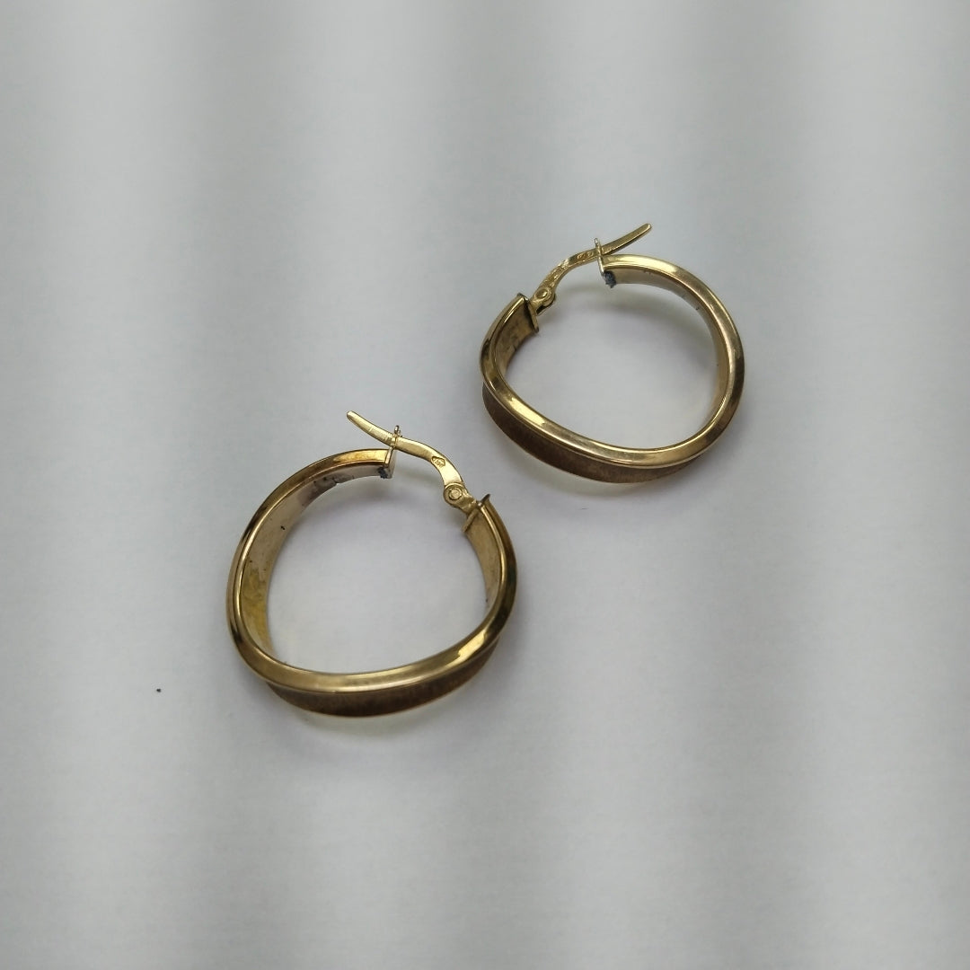 ARRACADAS PAR ORO 10 K 1.8 GRMS (SEMINUEVO)
