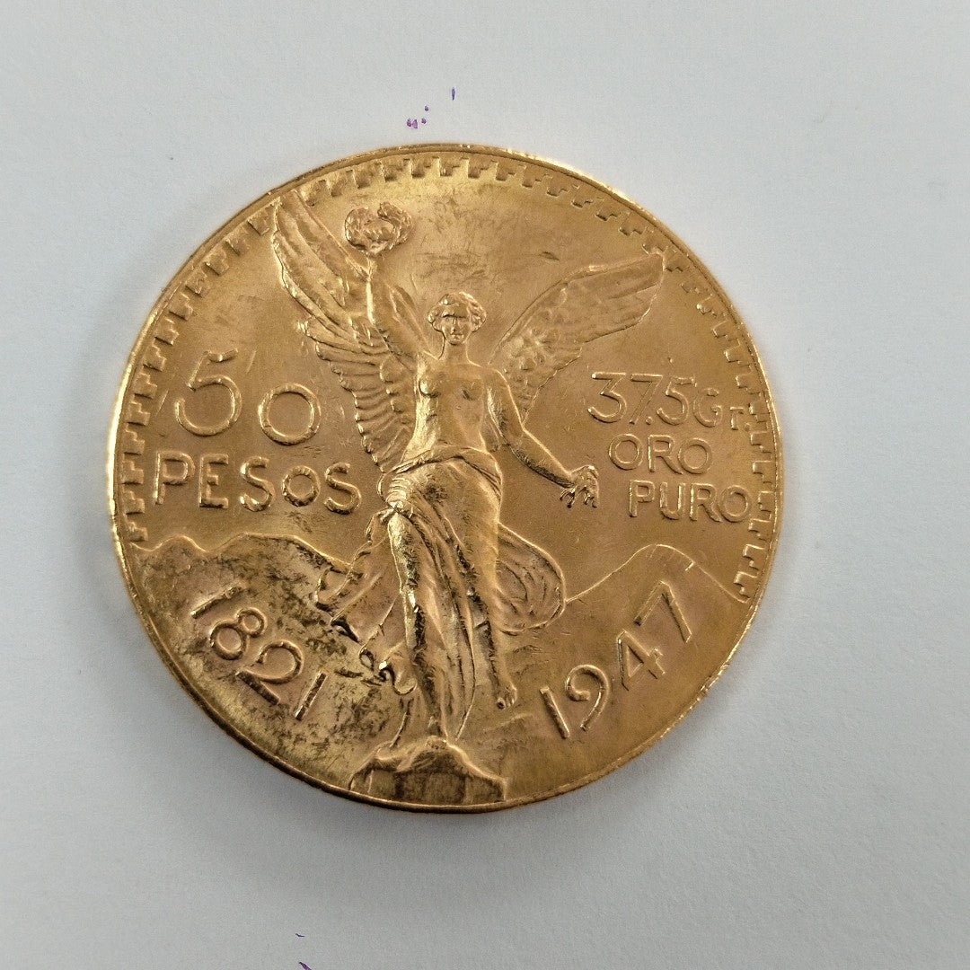 K1 41.5 GRMS 21 K IDENTIFICACIÓN MONEDA NOMINATIVA MATERIALES ORO CA (SEMINUEVO)