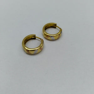 ARRACADAS PAR ORO 10 K 1,70 GRMS (SEMINUEVO)