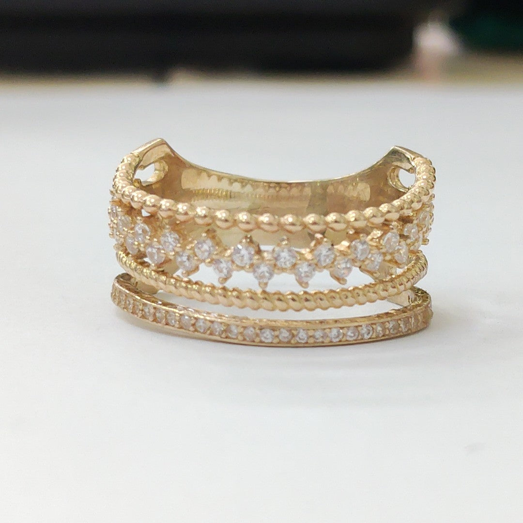 ANILLITO ORO, ORO COMBINADO 10 K 4.1 GRMS (SEMINUEVO)