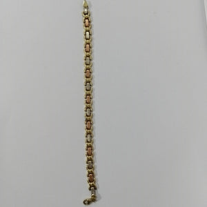 PULSERA ORO, ORO COMBINADO 10 K 6 GRMS (SEMINUEVO)