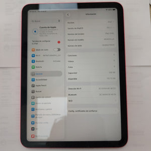 TABLETA APPLE IPAD A16 A3354 (2025) 128 GB 6 GB RAM (SEMINUEVO)