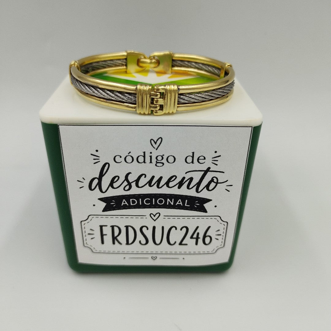 BRAZALETE ORO 18 K 27.6 GRMS (SEMINUEVO)
