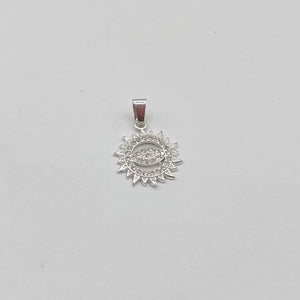 DIJE OJO MAGICO CON CIRCONIAS PLATA .925 1.9 GR (NUEVO)