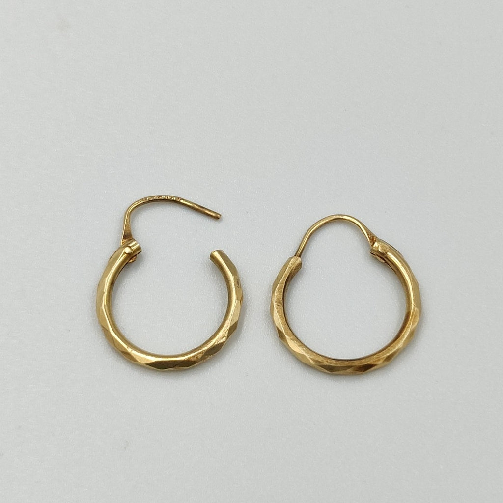 ARRACADAS PAR ORO 14 K 0,80 GRMS (SEMINUEVO)
