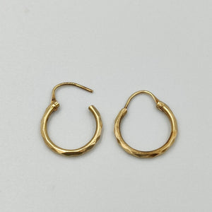 ARRACADAS PAR ORO 14 K 0,80 GRMS (SEMINUEVO)