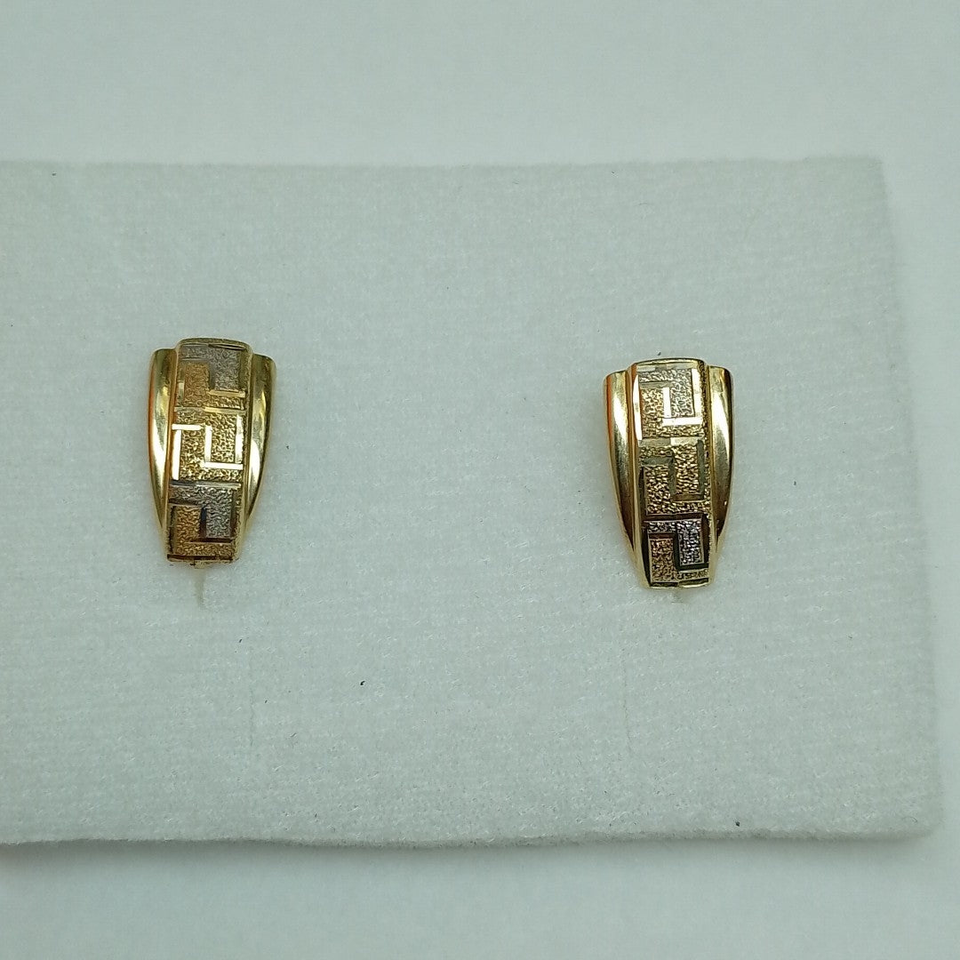 ARETES PAR ORO 14 K 2.9 GRMS (SEMINUEVO)