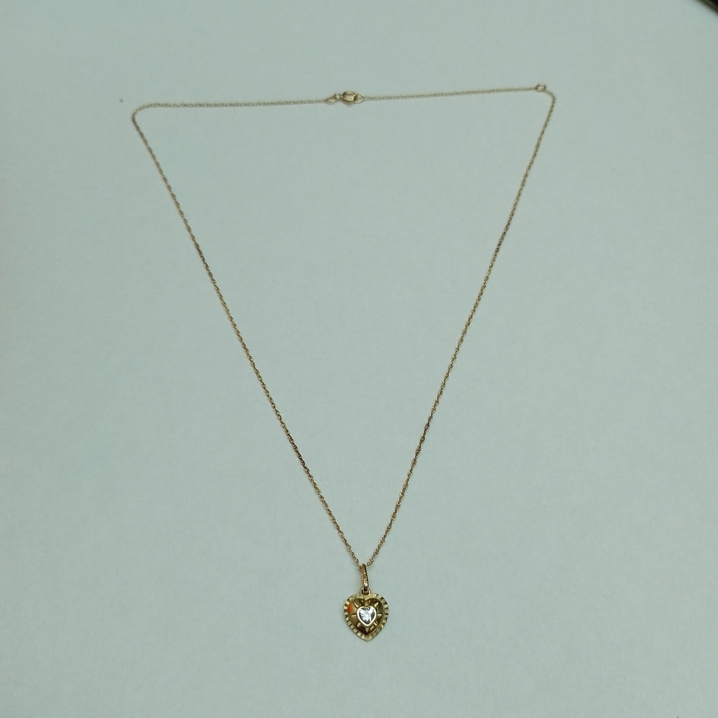 CADENA, DIJE ORO 10 K 0.8 GRMS (SEMINUEVO)