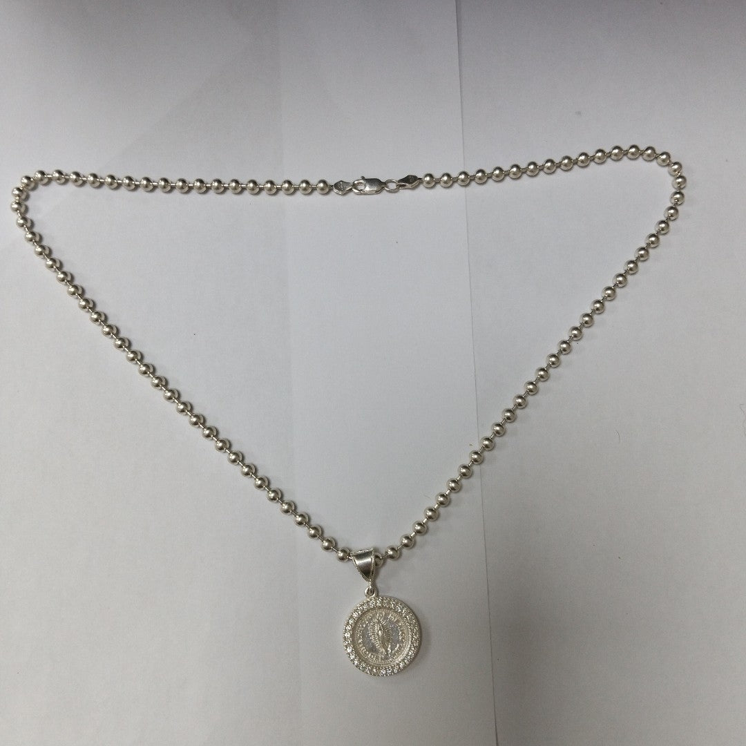 CADENA, DIJE PLATA 26.9 GRMS (SEMINUEVO)