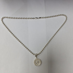CADENA, DIJE PLATA 26.9 GRMS (SEMINUEVO)