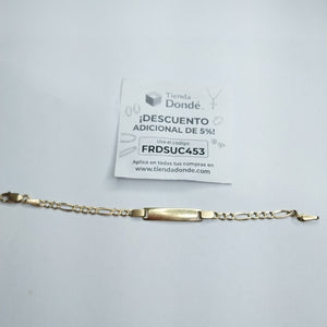 ESCLAVA ORO 14 K 2.9 GRMS (SEMINUEVO)