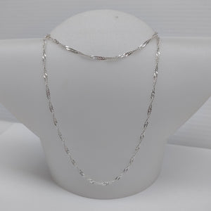 CADENA MEDIO TZL PLATA .925 55 CM 4.02 GR (NUEVO)