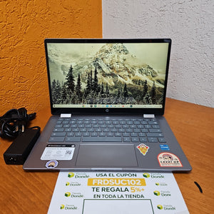 LAPTOP HP CHROMEBOOK PLUS X360 14B-CD0023DX (2024) 256 GB SSD 8 GB RAM (SEMINUEVO)