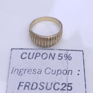 ANILLO ORO 14 K 4 GRMS (SEMINUEVO)