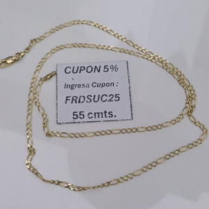 CADENA ORO 14 K 5,00 GRMS (SEMINUEVO)