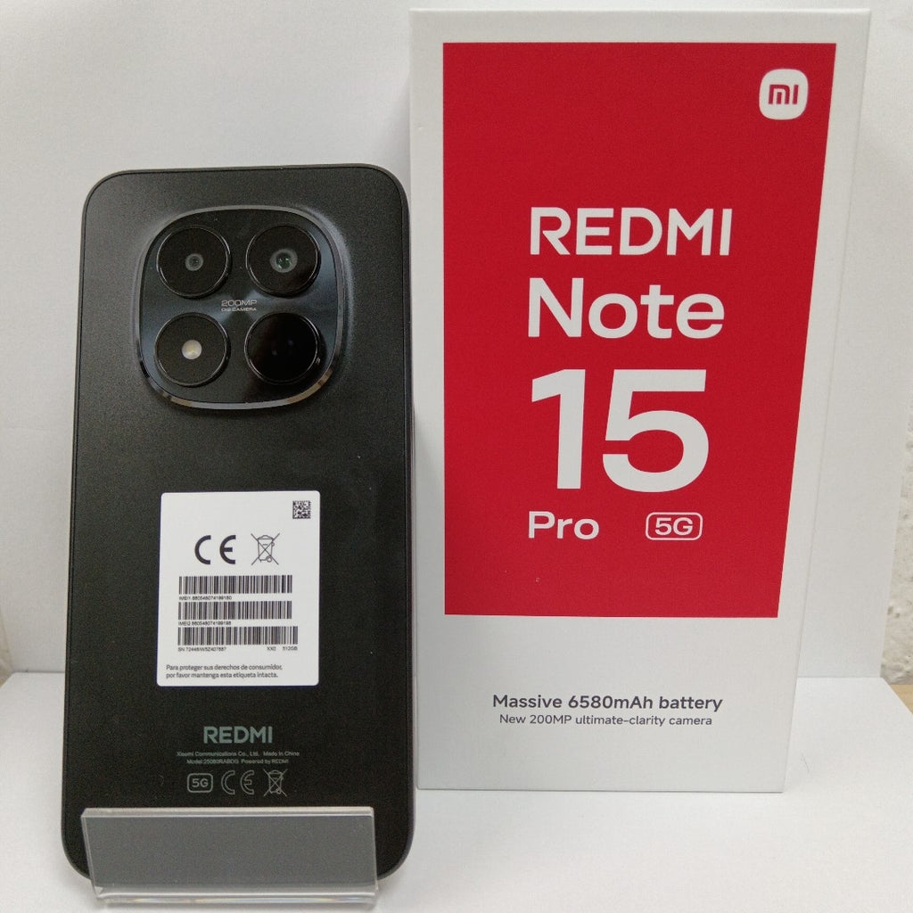 CELULAR XIAOMI REDMI NOTE 15 PRO 5G 25080RABDG (2026) 512 GB 8 GB RAM (SEMINUEVO)