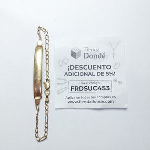 ESCLAVA ORO 10 K 2.5 GRMS (SEMINUEVO)