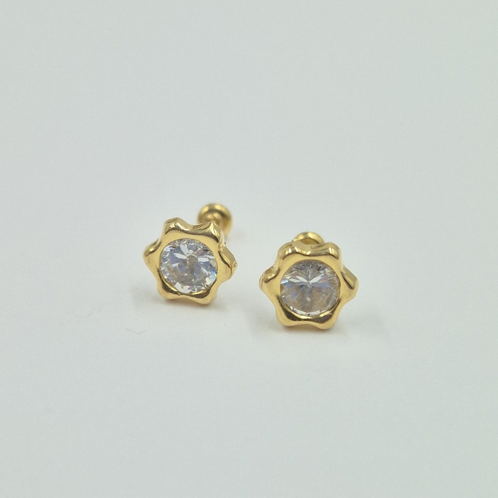 BROQUELES PAR ORO 14 K 0.7 GRMS (SEMINUEVO)