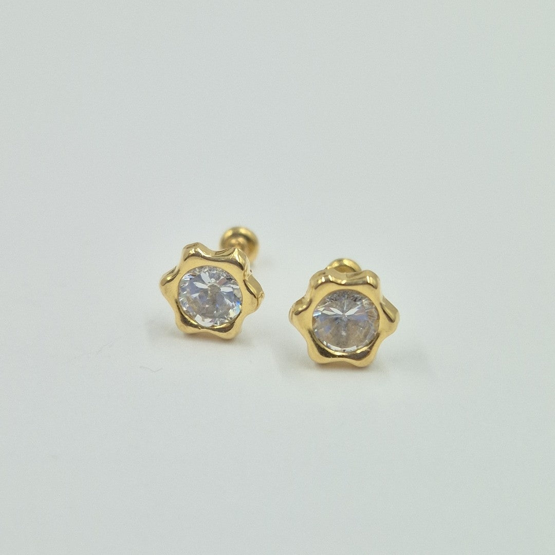 BROQUELES PAR ORO 14 K 0.7 GRMS (SEMINUEVO)