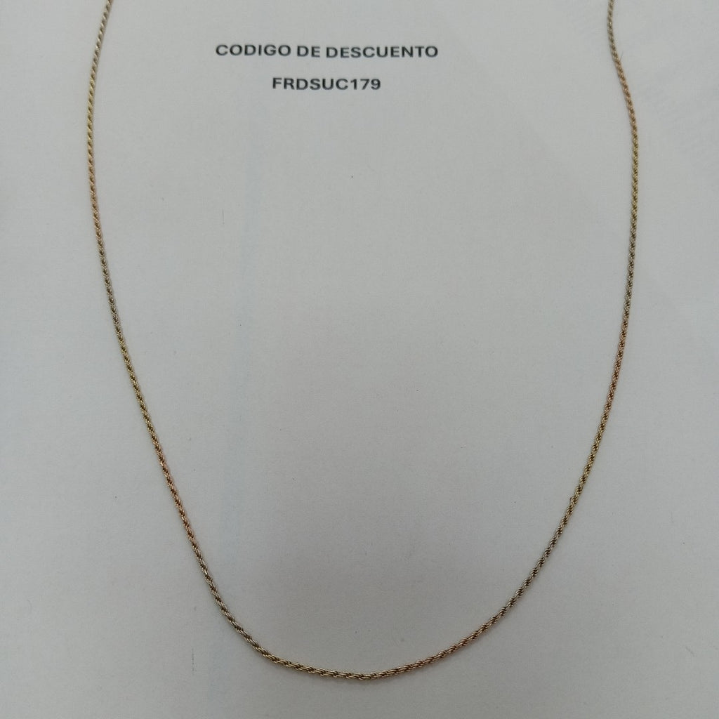 CADENA ORO,ORO COMBINADO 14 K 5,20 GRMS (SEMINUEVO)