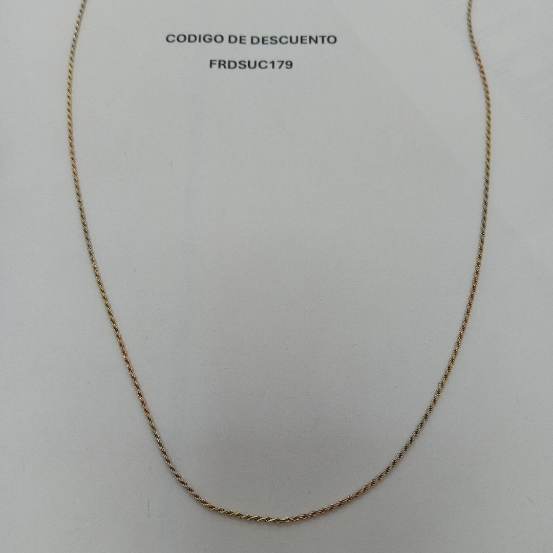 CADENA ORO,ORO COMBINADO 14 K 5,20 GRMS (SEMINUEVO)