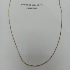 CADENA ORO,ORO COMBINADO 14 K 5,20 GRMS (SEMINUEVO)