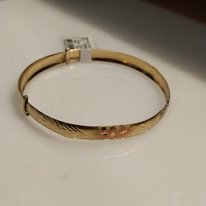 PULSERA RIGIDA ORO 10 K 4.8 GRMS (SEMINUEVO)
