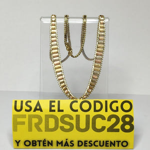GARGANTILLA ORO COMBINADO 14 K 18,20 GRMS (SEMINUEVO)
