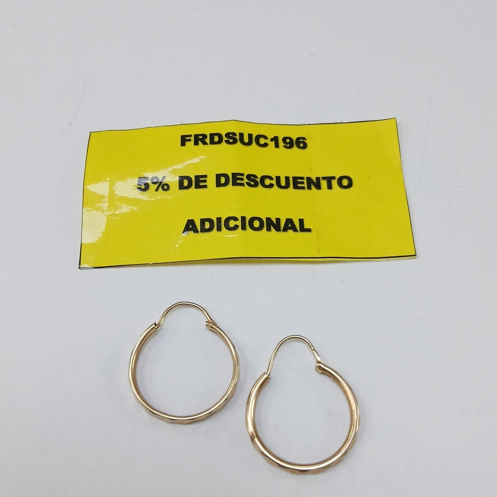 ARRACADAS PAR ORO 10 K 1.3 GRMS (SEMINUEVO)