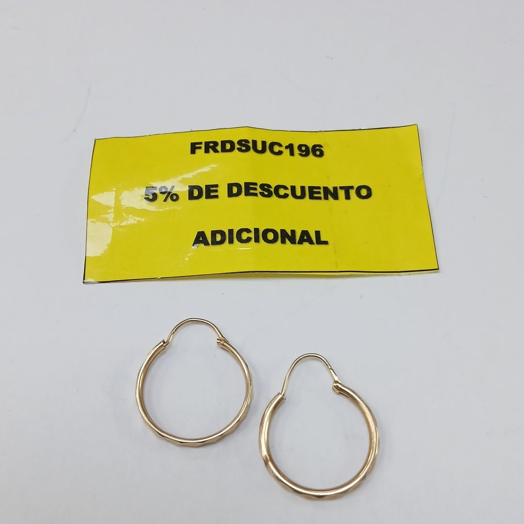 ARRACADAS PAR ORO 10 K 1.3 GRMS (SEMINUEVO)