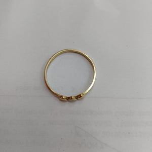 ANILLO ORO 14 K 1.1 GRMS (SEMINUEVO)