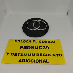 ARRACADAS PAR PLATA 9,60 GRMS (SEMINUEVO)