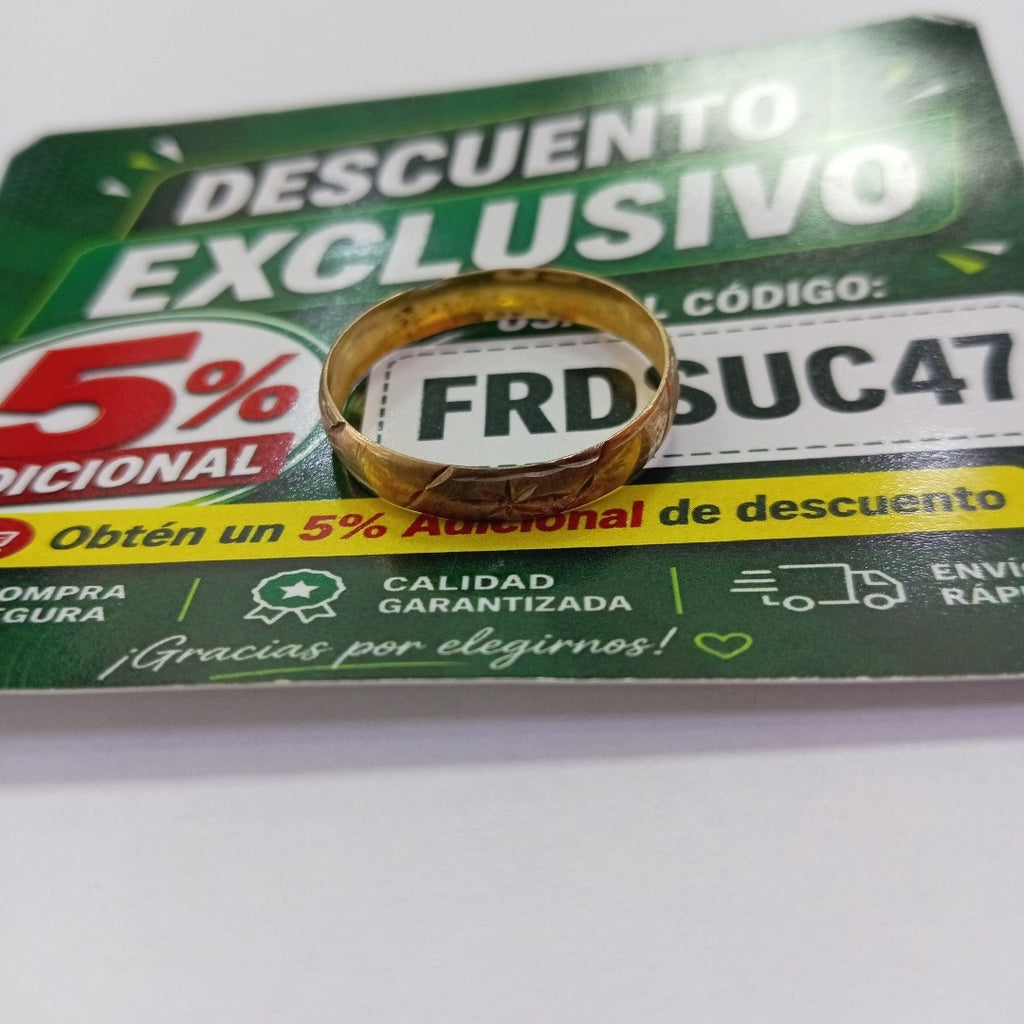 ARGOLLA ORO 8 K 1.4 GRMS (SEMINUEVO)