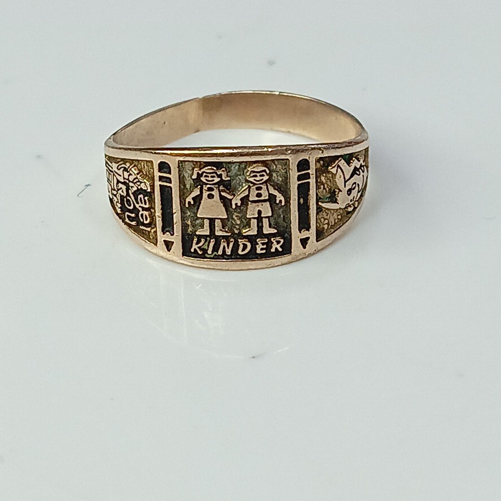 ANILLO DE GRADUACIÓN ORO 8 K 1,50 GRMS (SEMINUEVO)