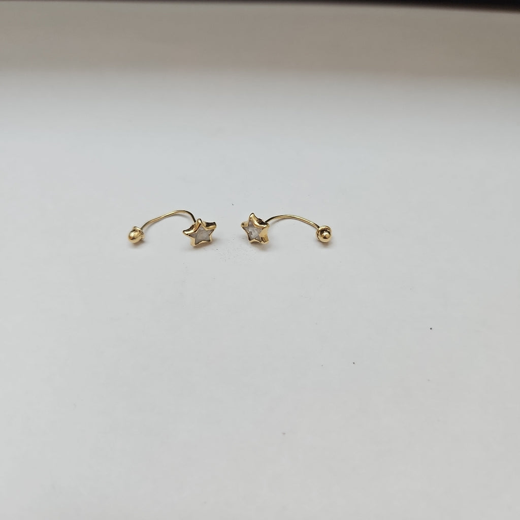 ARETES PAR ORO 10 K 0,60 GRMS (SEMINUEVO)