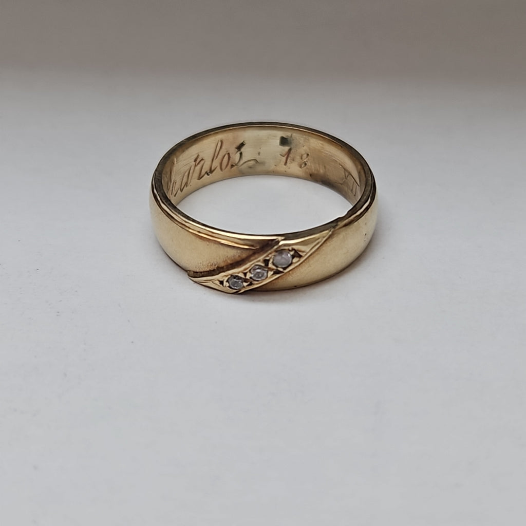 ARGOLLA ORO 14 K 4.5 GRMS (SEMINUEVO)