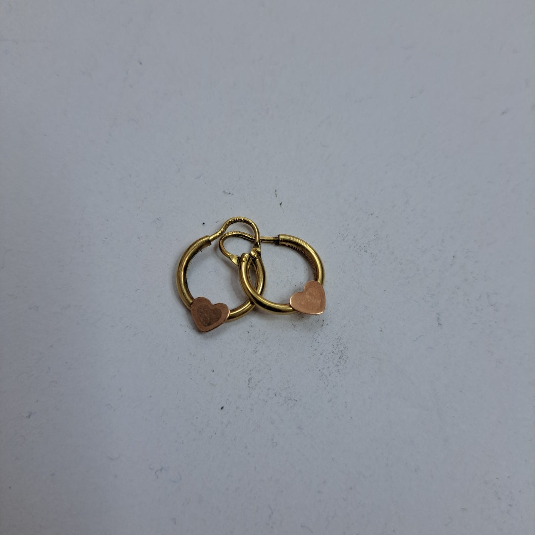 ARRACADAS PAR ORO 10 K 1 GRMS (SEMINUEVO)