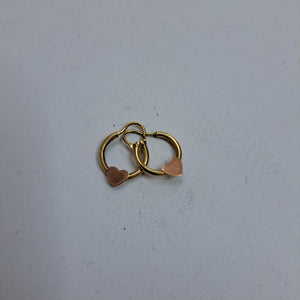 ARRACADAS PAR ORO 10 K 1 GRMS (SEMINUEVO)