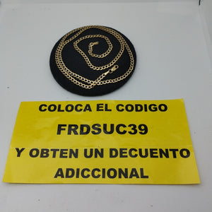 CADENA ORO 14 K 6.3 GRMS (SEMINUEVO)
