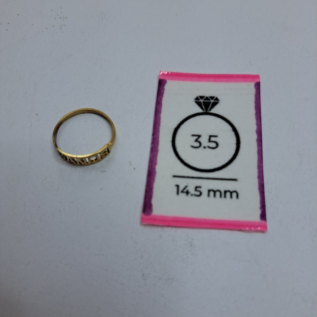 ANILLITO ORO 8 K 0.7 GRMS (SEMINUEVO)