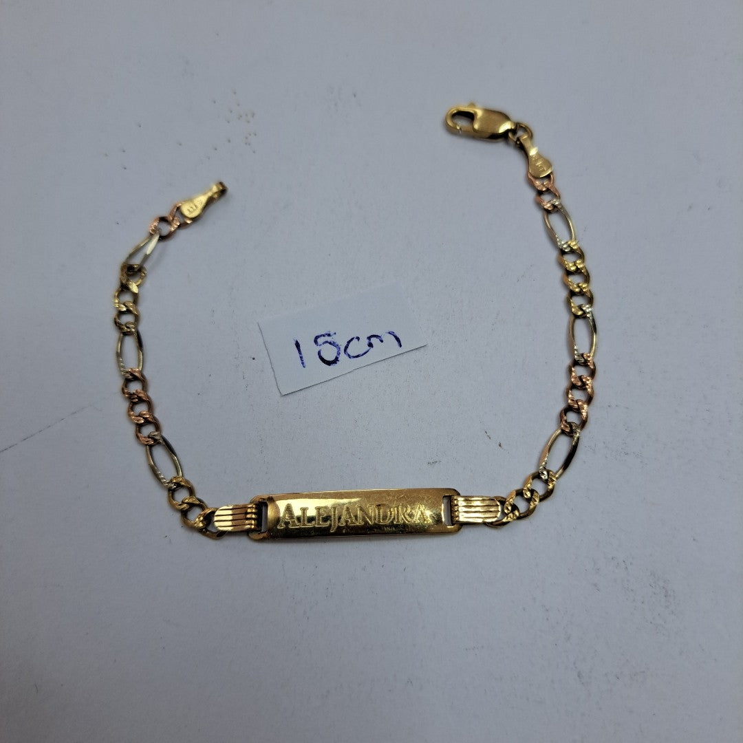 ESCLAVA ORO 14 K 3.3 GRMS (SEMINUEVO)