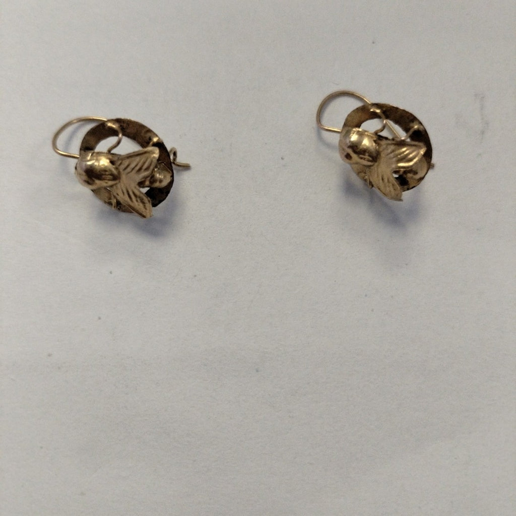 ARETES PAR ORO 10 K 1,10 GRMS (SEMINUEVO)