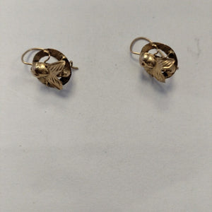 ARETES PAR ORO 10 K 1,10 GRMS (SEMINUEVO)