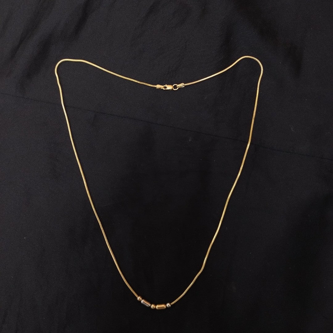 GARGANTILLA ORO COMBINADO 10 K 5.2 GRMS (SEMINUEVO)