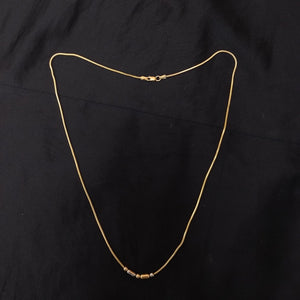 GARGANTILLA ORO COMBINADO 10 K 5.2 GRMS (SEMINUEVO)