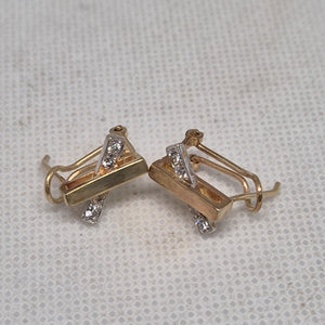 ARETES PAR ORO 14 K 2.5 GRMS (SEMINUEVO)